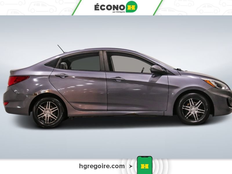 Hyundai Accent 822549 | LE AUTO A/C GR ELECT 2016 Gris Laval - photo #8