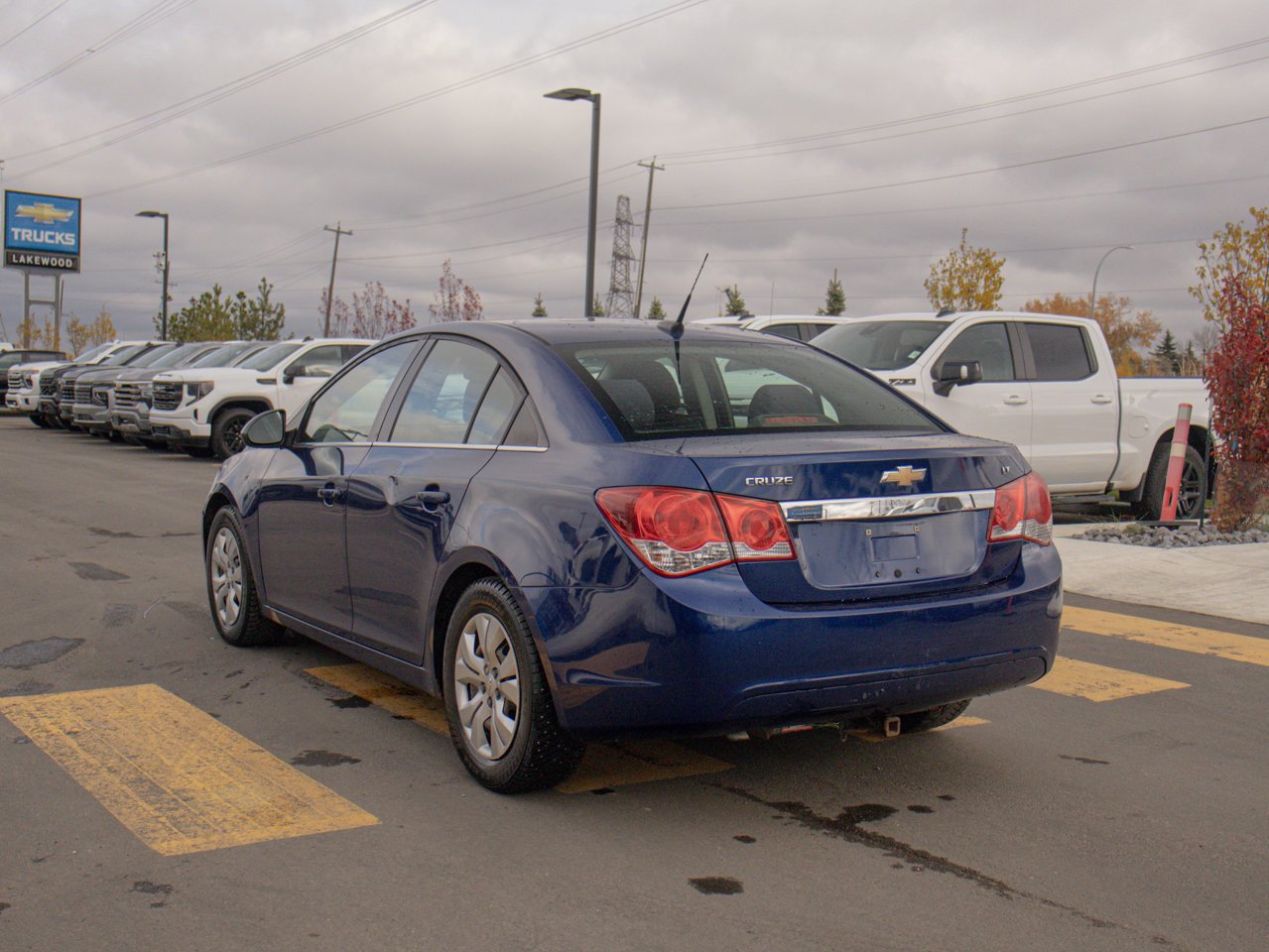 2012 Chevrolet Cruze 4dr Sdn LT Turbo w/1SA Blue Sherwood Park - photo #7