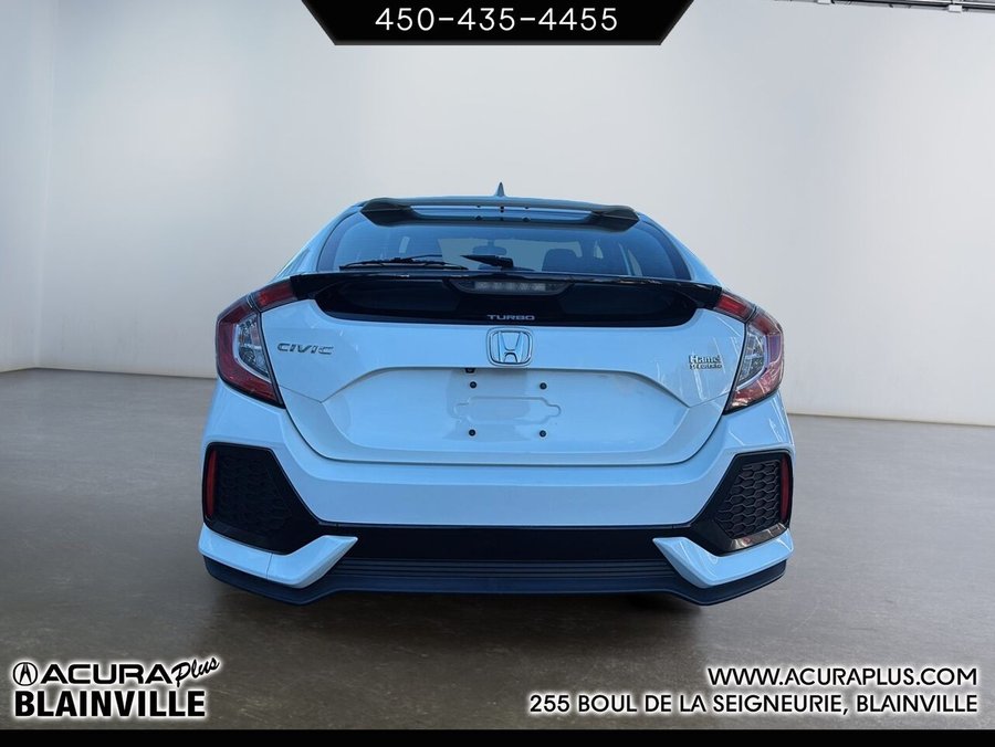 2018 Honda Civic Hayon LX White