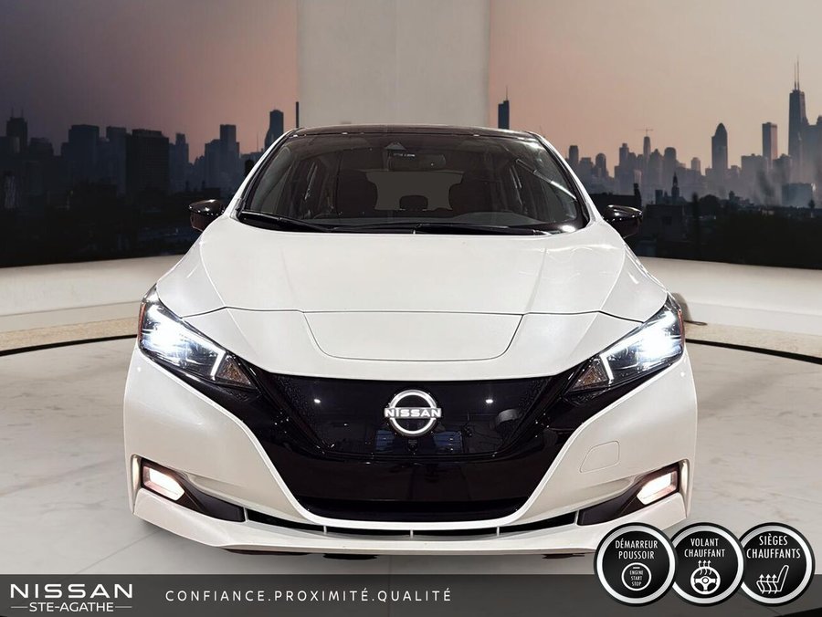 Nissan LEAF SV | 1 PROPRIÉTAIRE | BAS KILOMÉTRAGE | CAMÉRAS 360° | VOLANT CHAUFFANT 2024 Blanc