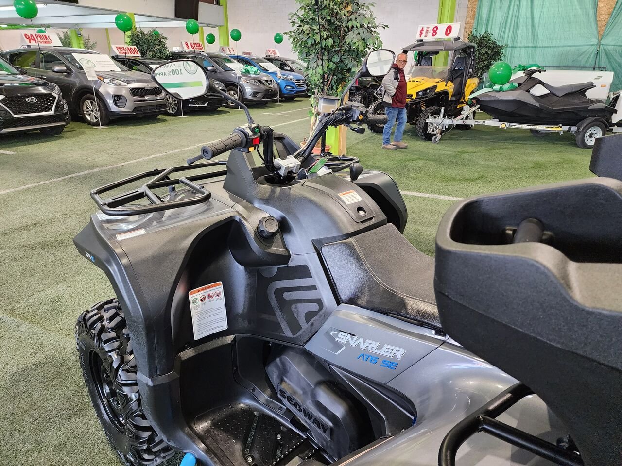 2021 Segway Snarler AT6 SE Black  - photo #9