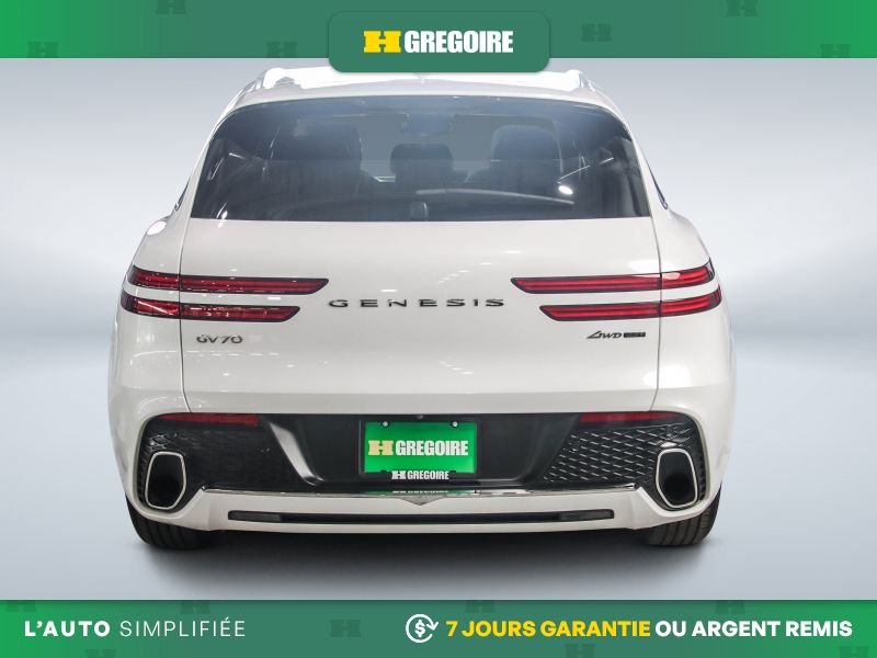Genesis GV70 821776 | 2.5T Advanced Plus AWD AUTO A/C MAGS CUIR TOIT NAV 2023 Blanc Laval - photo #5