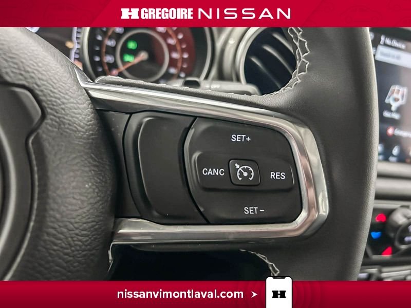 Jeep Wrangler VY3647 | Sahara 4x4 TOIT DUR CARPLAY 4 PORTES 2023 Blanc Laval - photo #20