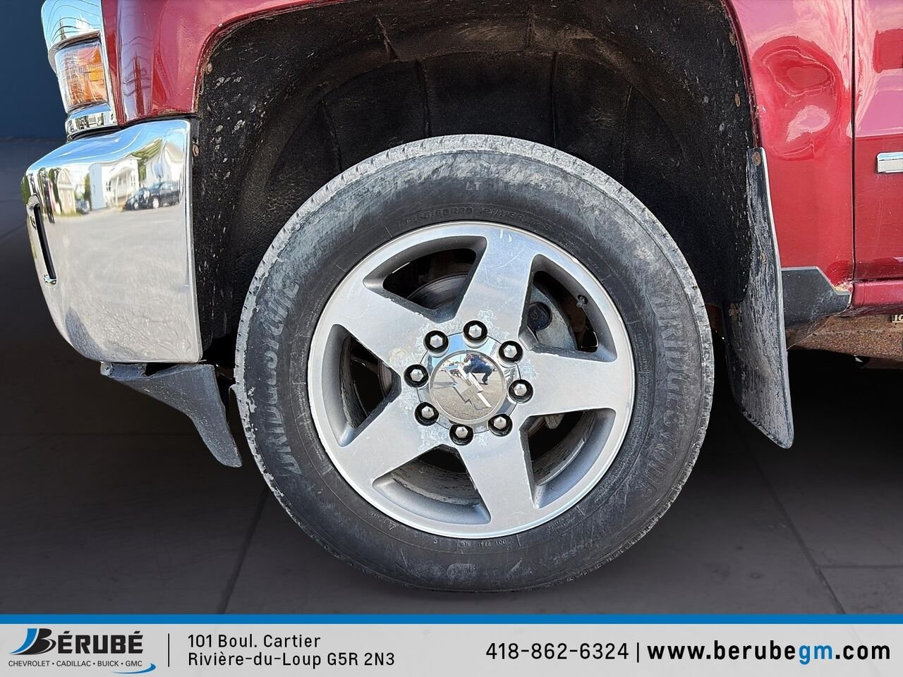 CHEVROLET SILVERADO 2500 4RM, EMP. COURT, CABINE LTZ cabine multiplace 4RM 153,7 po 2019 Rouge Rivière-du-Loup - photo #4