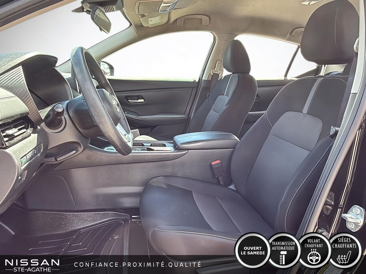 2024 Nissan Sentra SV | CARPLAY | CAMÉRA DE RECUL | UN SEUL PROPRIÉTAIRE Black Saint-Jérôme - photo #7
