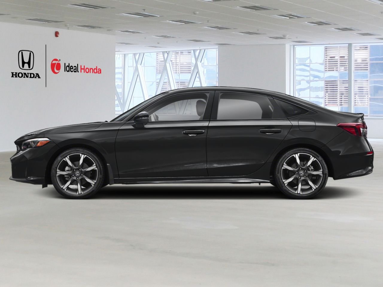 2026 HONDA Civic Sedan Hybrid Crystal Black Pearl Mississauga - photo #2