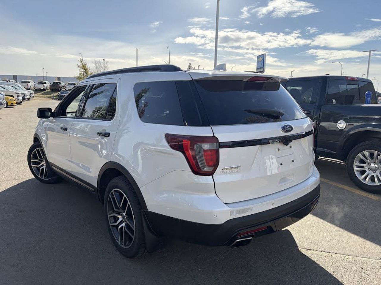 2016 Ford Explorer 4WD 4dr Sport White Sherwood Park - photo #3