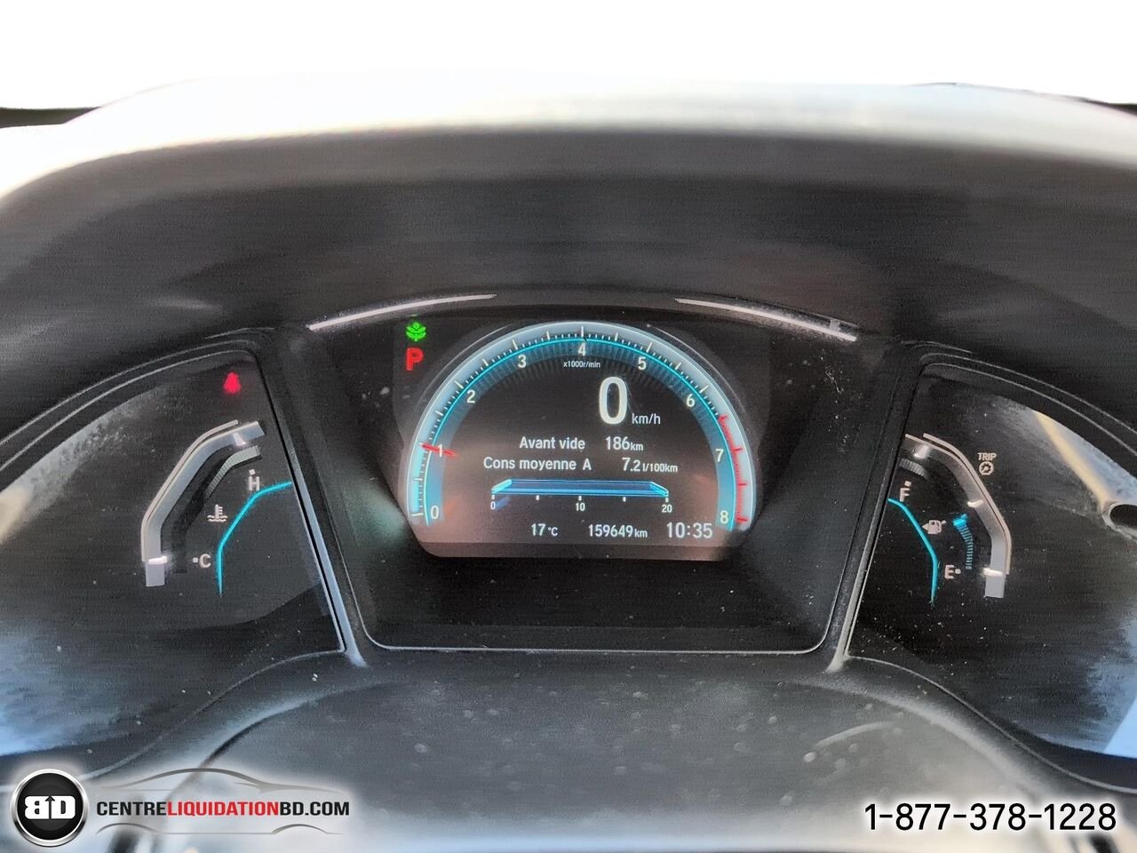 2017 Honda Civic Hayon LX CVT 5 portes | BD0438 White Granby - photo #18