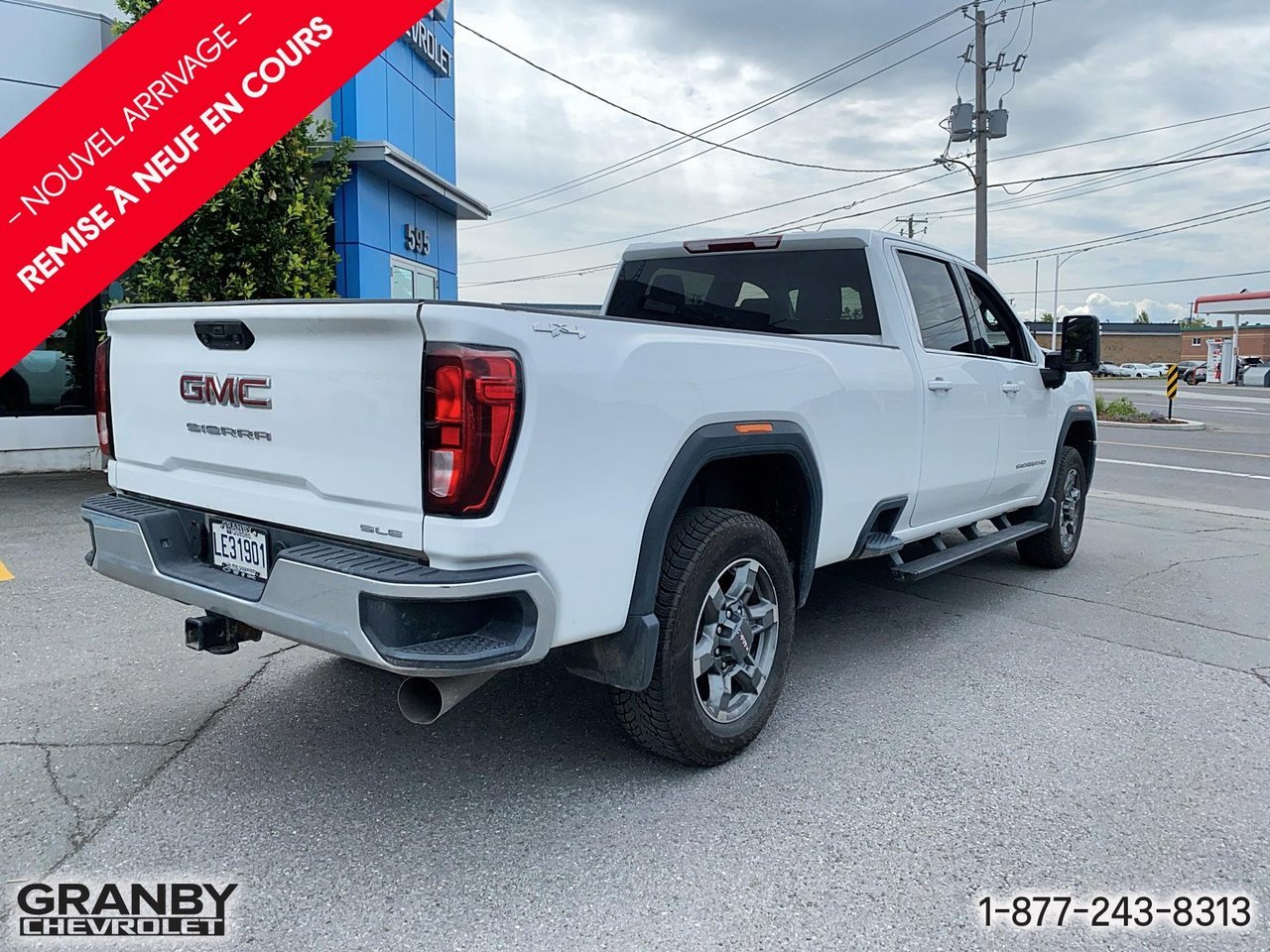 2025 GMC Sierra 2500HD SLE cabine multiplace 4RM 172 po | G3864 White Granby - photo #5