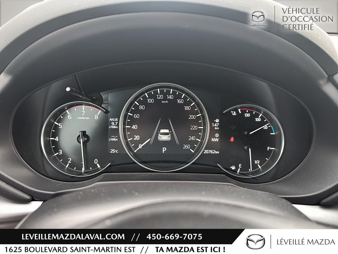 2024 Mazda CX-5 GS TI sans désactivation de cylindres Black Laval - photo #11