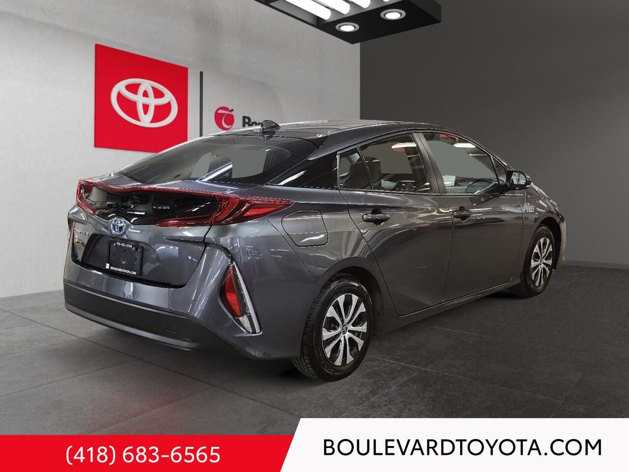Toyota Prius Prime 531854A-44 | BASE 2022 Gris Québec - photo #3