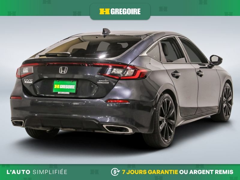 Honda Civic 820899 | Sport Touring AUTO A/C CUIR TOIT NAV CAM RECUL BLE 2022 Gris Laval - photo #8