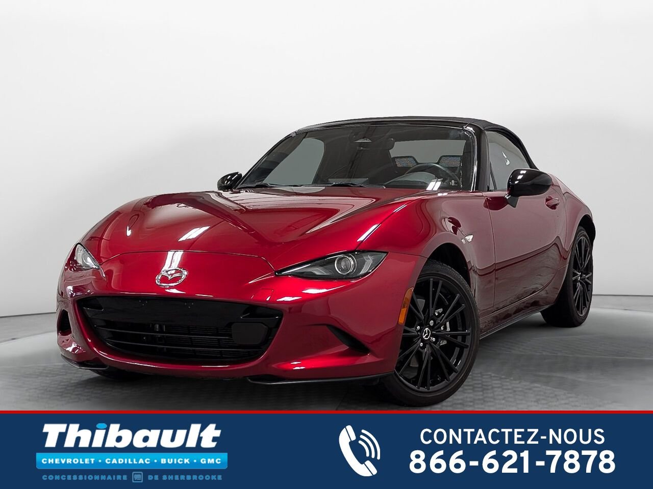 Mazda MX-5 GS Manuelle Sièges Chauffants 2024 Rouge Sherbrooke - photo #0