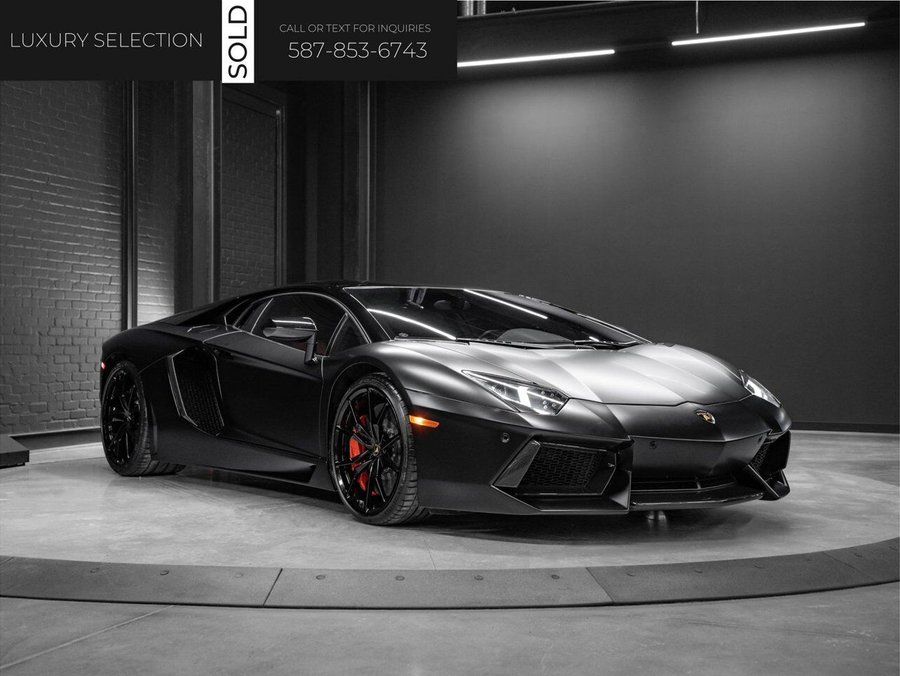 2015 Lamborghini Aventador 2015 Black