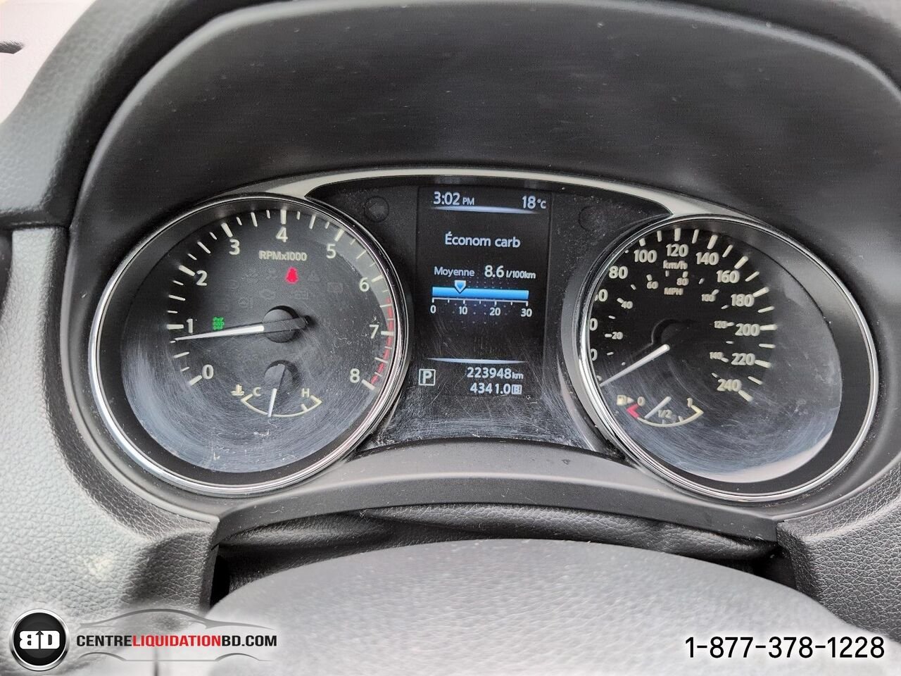 Nissan Rogue Traction intégrale 4 portes SV | BD0389 2014 Rouge Granby - photo #18
