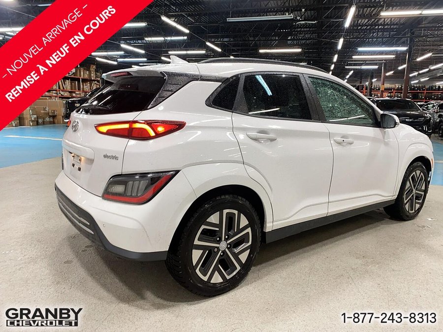 Hyundai Kona électrique Ultimate TA 2023 Blanc