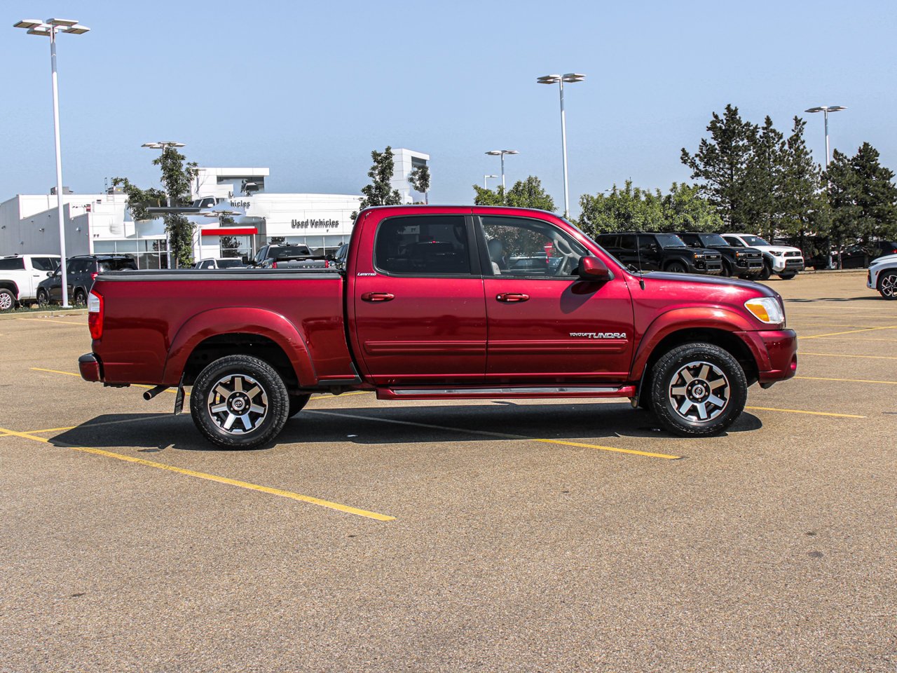 2005 Toyota Tundra Double Cab 140.6 V8 4WD Limited Red Sherwood Park - photo #8