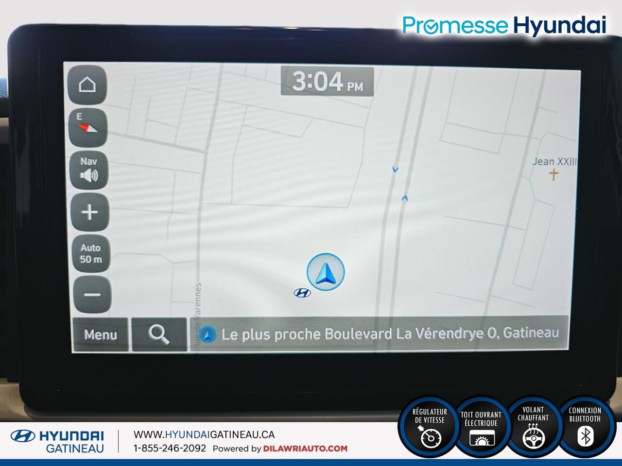 Hyundai Venue Ultimate IVT *** carfax clean , toute equiper , certifier*** 2022 Blanc Ottawa & Gatineau - photo #17