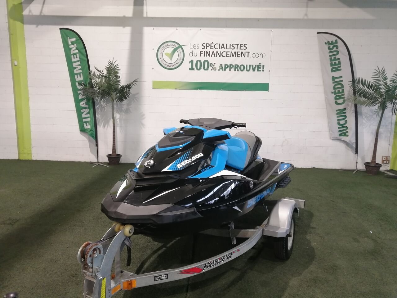2019 Sea-Doo GTR Blue  - photo #0