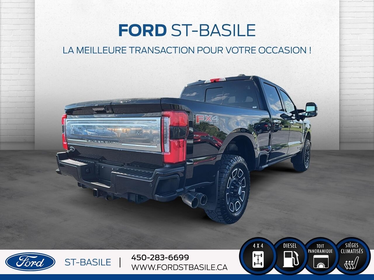 2024 Ford Super Duty F-250 SRW Black Saint-Basile-le-Grand - photo #8