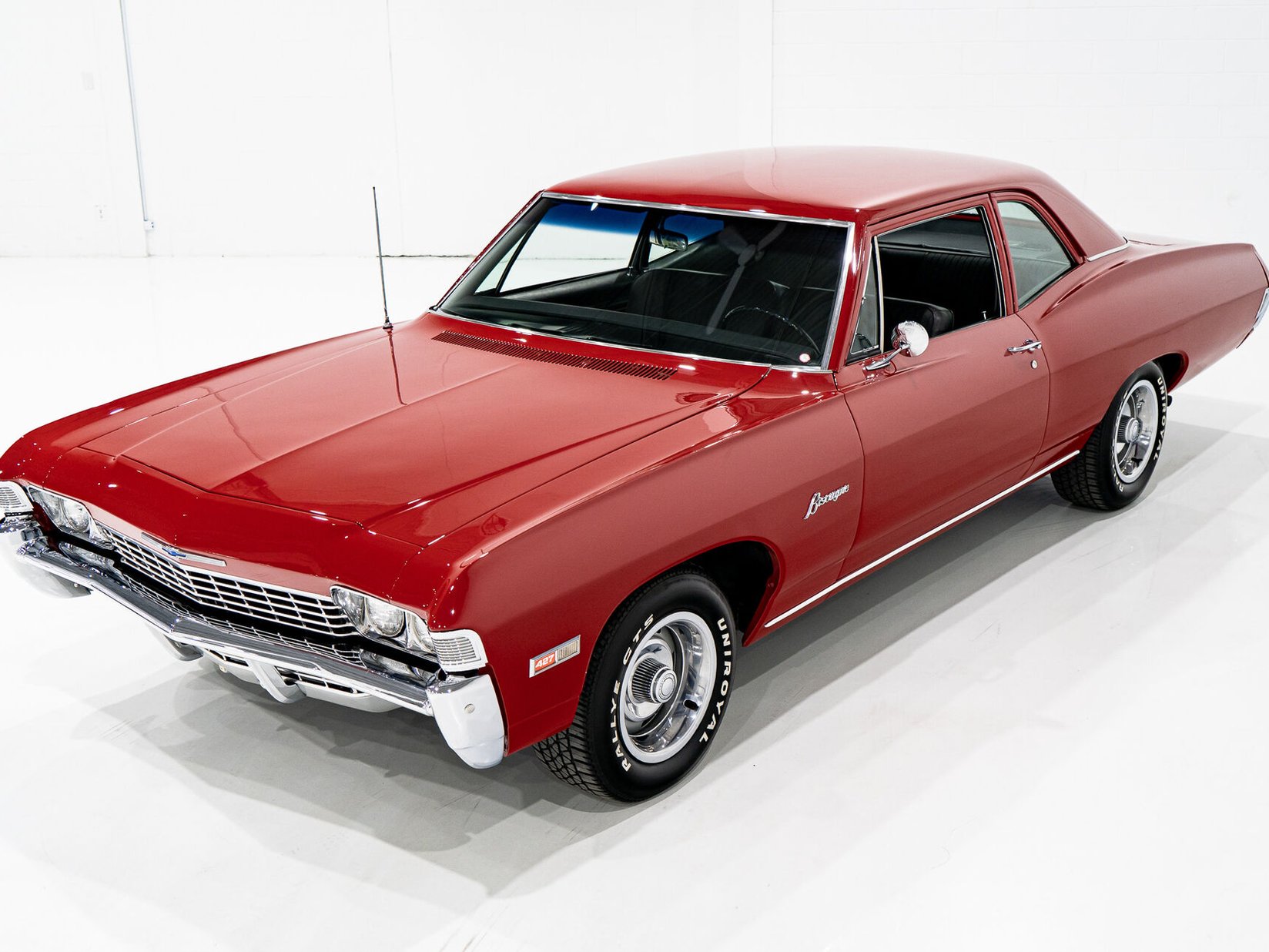 Chevrolet Biscayne **PRIX EN USD** L36 4 speed GM Canada paperwork 1968 Rouge Montréal - photo #31