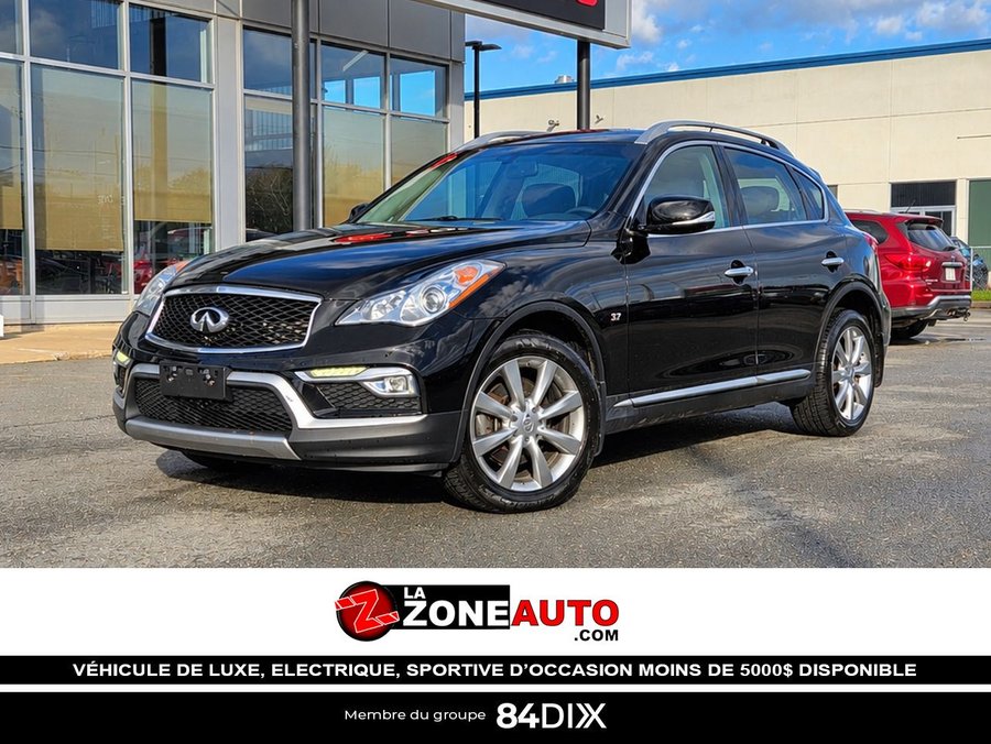INFINITI QX50 Moteur V6 3.7L 325 chevaux + Traction intégrale 2017 Noir