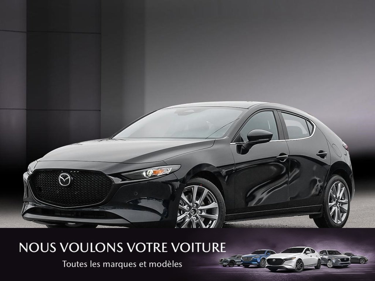 2026 Mazda Mazda3 Sport JM1BPBML3T1896958 Jet Black Mica Mirabel - photo #0