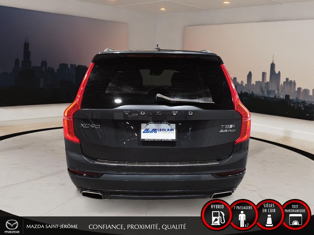 Volvo XC90 2018 Gris Saint-Jérôme - photo #6