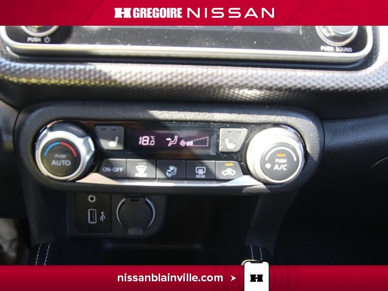 Nissan Kicks BP6378 | SV TRES BAS KILO AUCUN ACCIDENT SIEGE CHAUFFANT 2019 Blanc Laval - photo #18