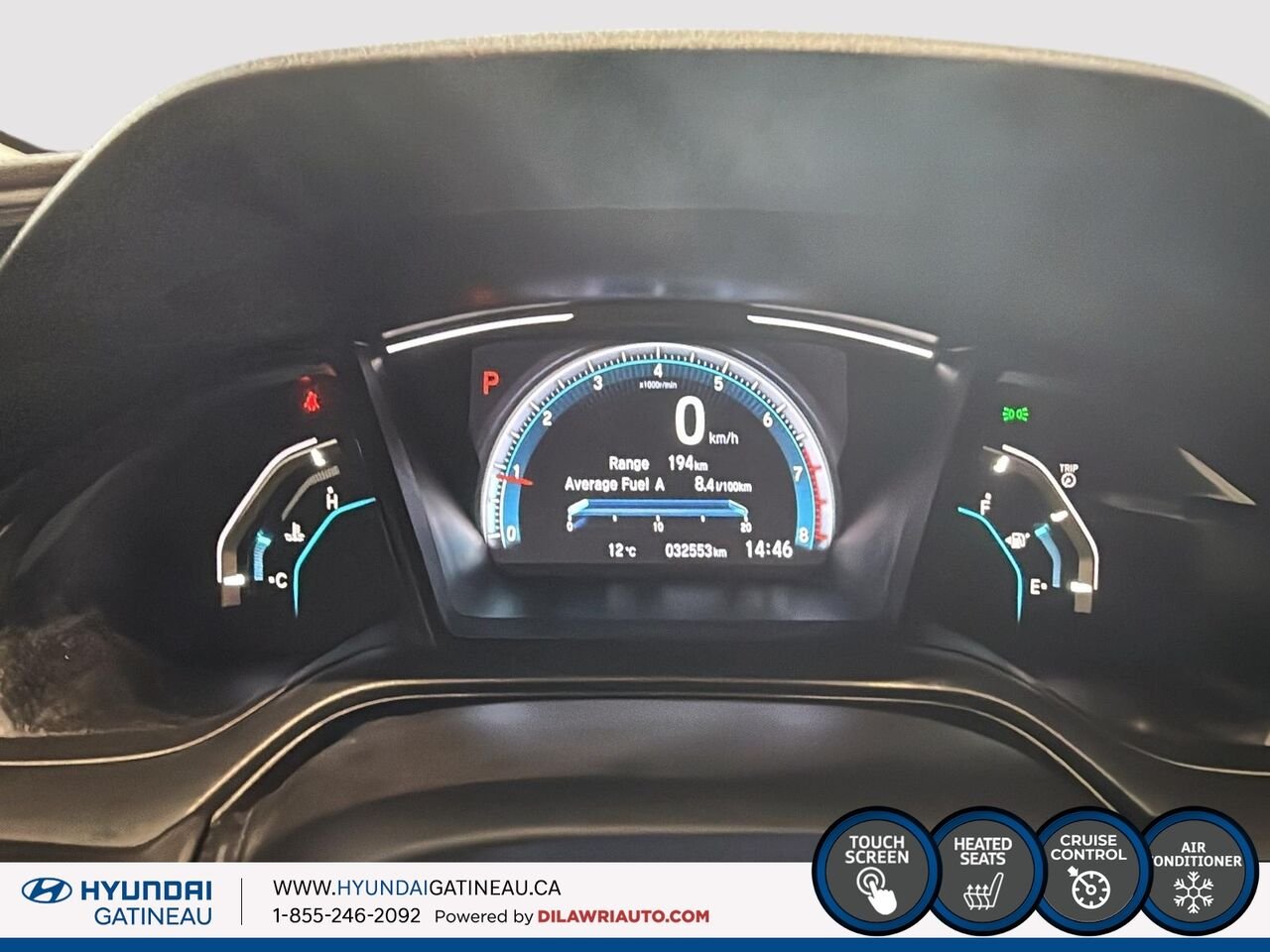 Honda Civic Berline LX CVT 2020 Bleu Ottawa & Gatineau - photo #13