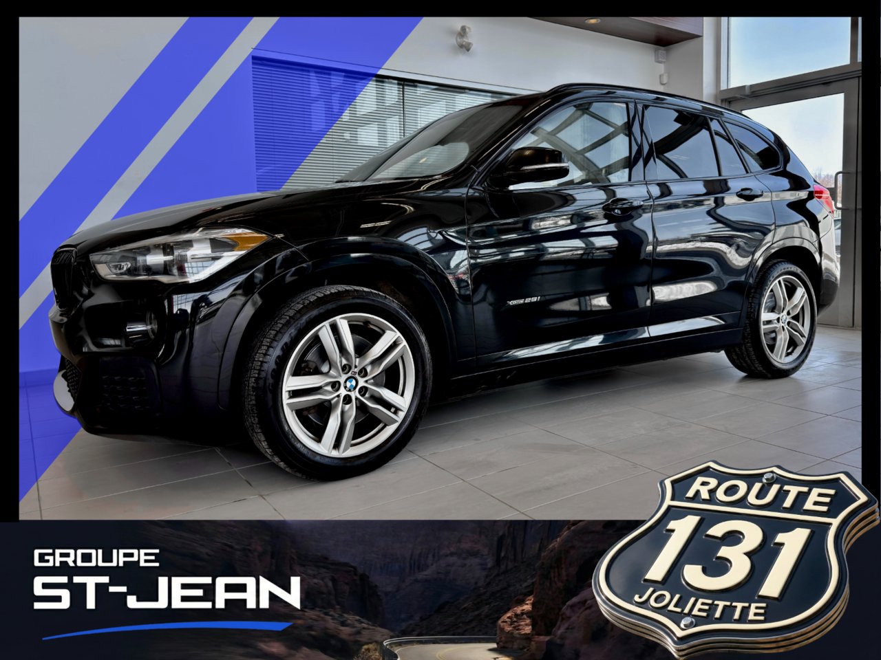 2017 BMW X1 Black Notre-Dame-des-Prairies - photo #0