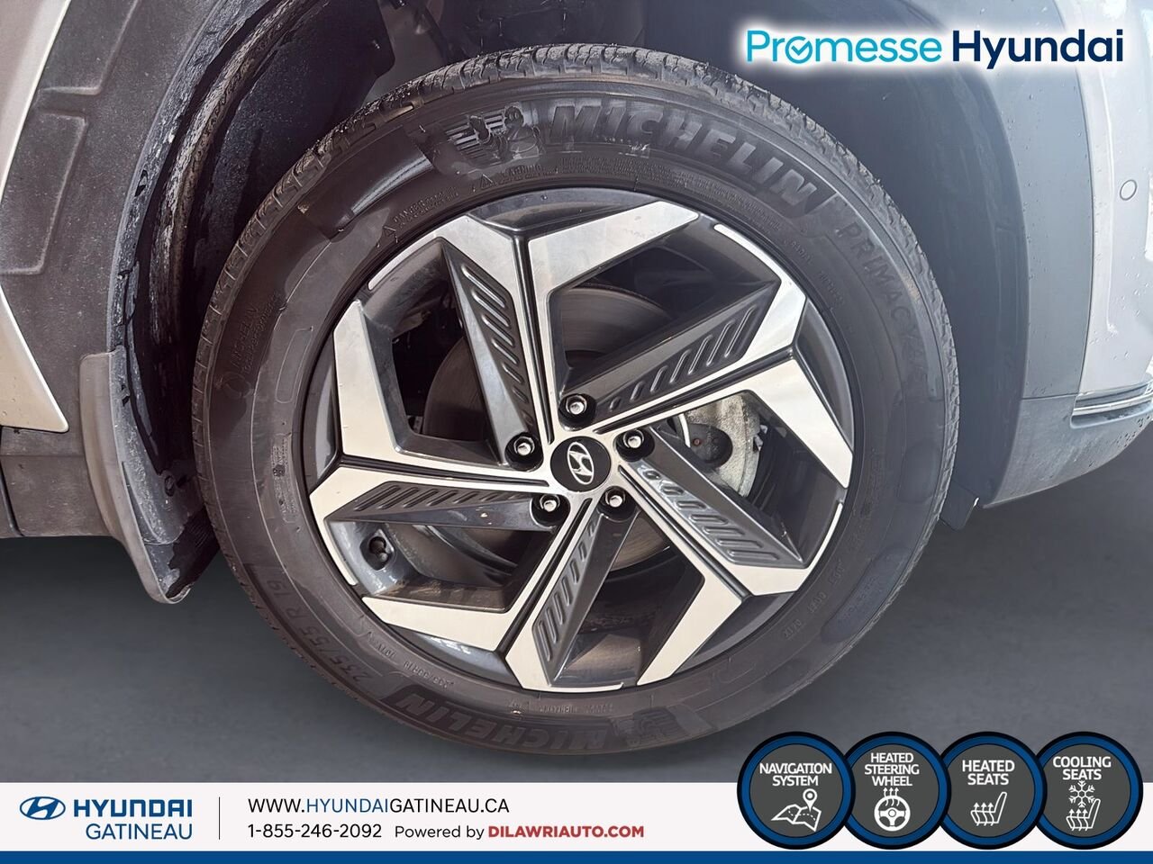 Hyundai Tucson hybride Ultimate TI*** cuir , toit ouvrant , navigation et plus *** 2022 Gris Ottawa & Gatineau - photo #5