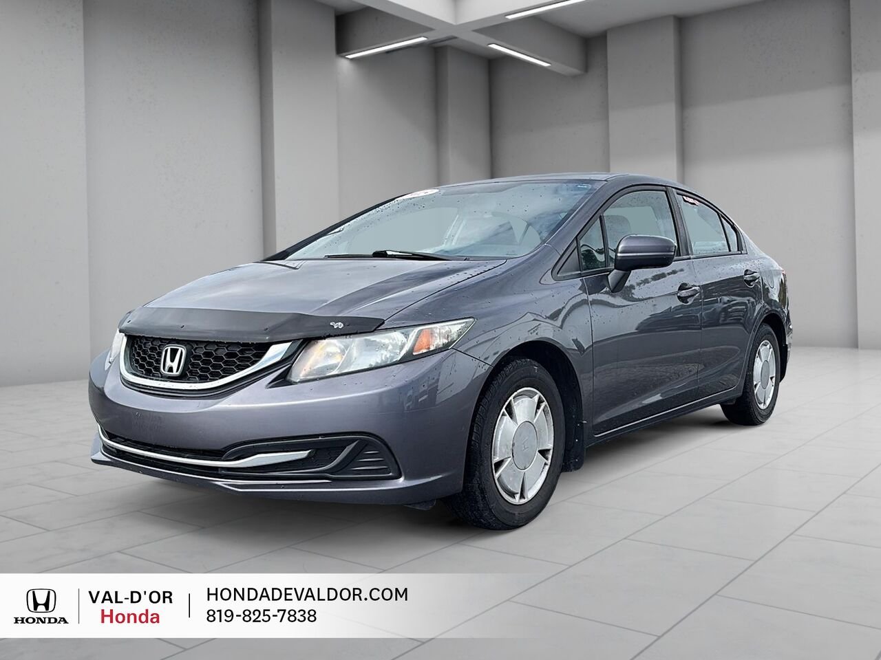Honda Civic Berline LX 4 portes, boîte automatique 2015 Gris Val-d'Or - photo #0