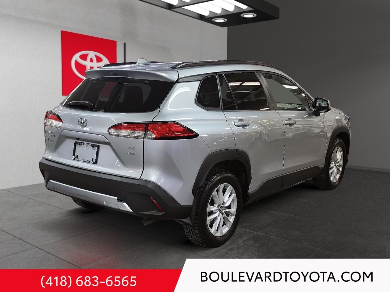 2023 Toyota Corolla Cross 100755A-94 | LE, AWD Silver Québec - photo #4