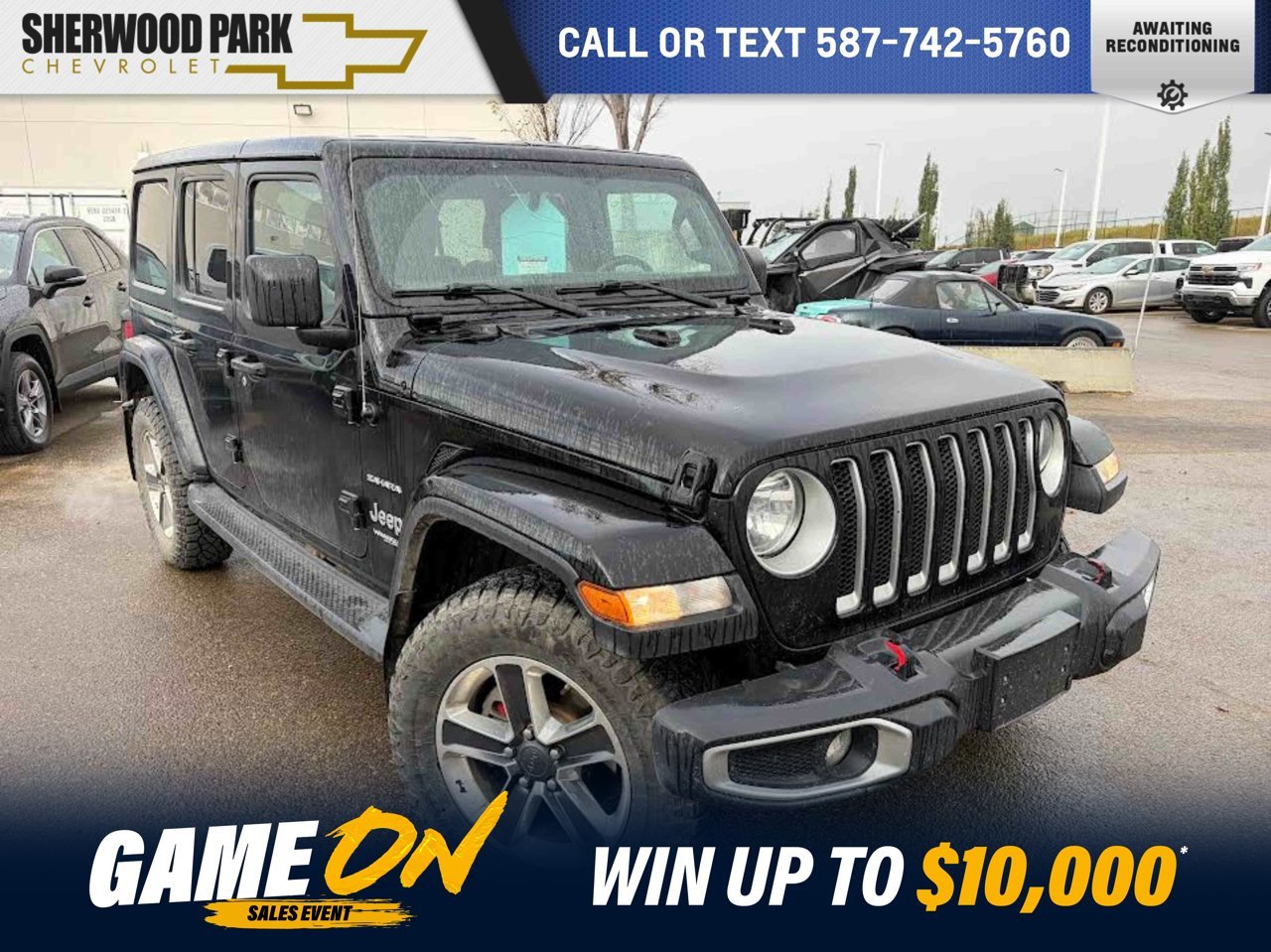 2020 Jeep Wrangler Unlimited Sahara 4x4 Black Sherwood Park - photo #0