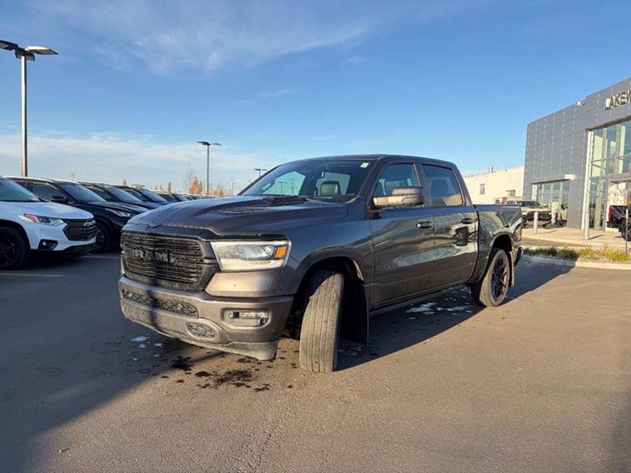 2021 Ram 1500 Sport 4x4 Crew Cab 5'7 Box Grey Sherwood Park - photo #2