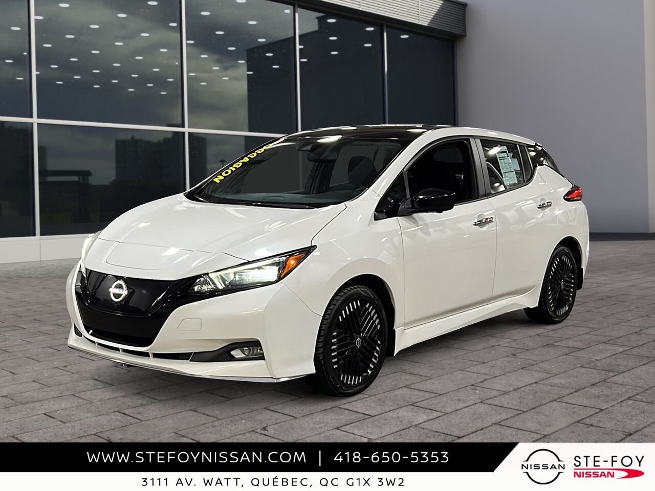 Nissan LEAF SV PLUS 2023 Blanc Ste-Foy - photo #0