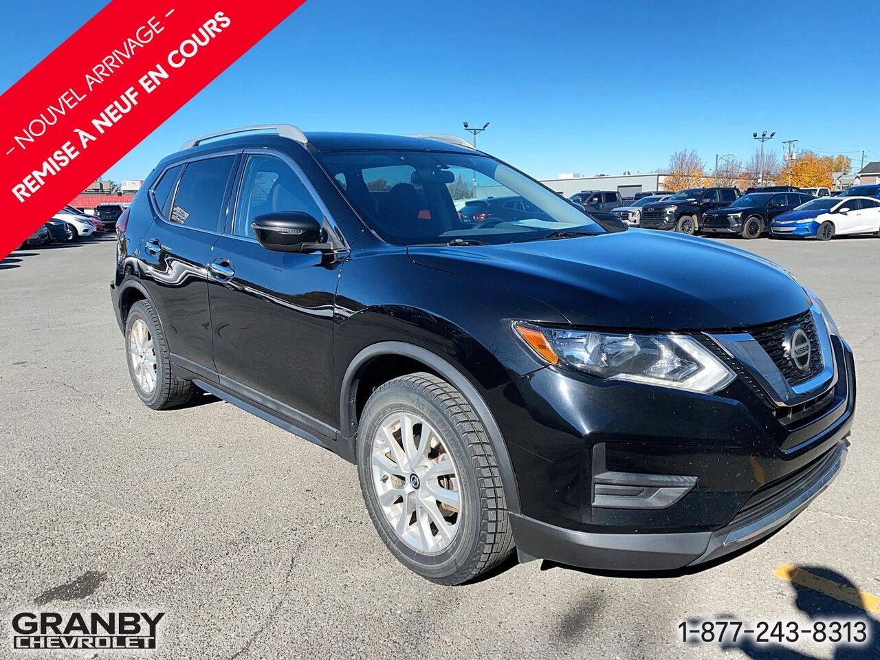 2019 Nissan Rogue S TA | 27-0143A Black Granby - photo #2