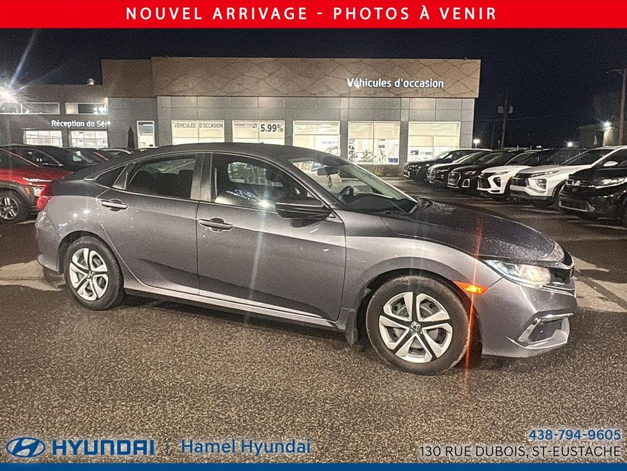 Honda Civic Berline LX MANUELLE 2020 Gris