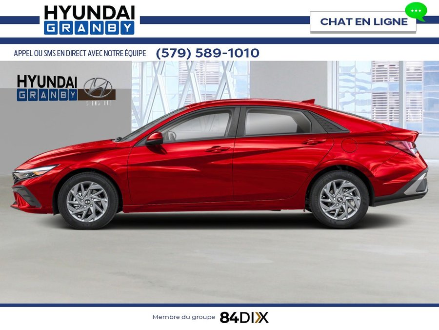 HYUNDAI Elantra Preferred IVT avec ensemble technologie 2026 Rouge ultime