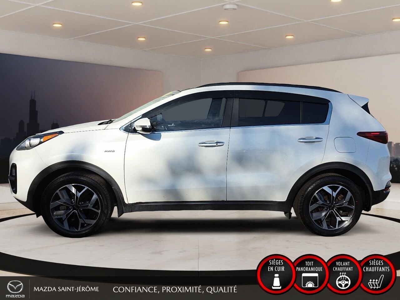 2020 Kia Sportage White Saint-Jérôme - photo #9