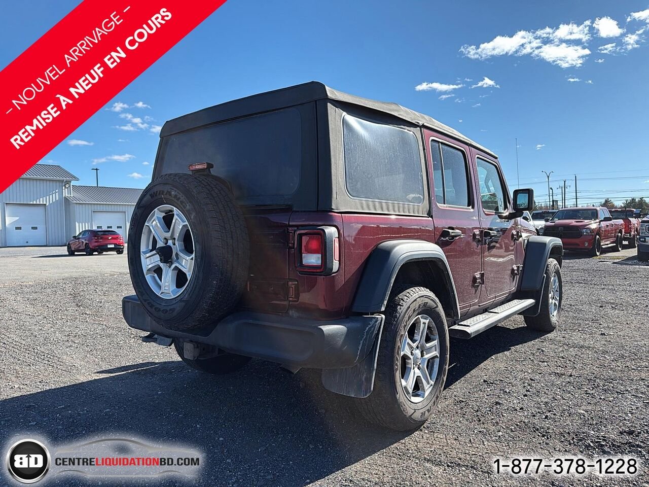 2022 Jeep Wrangler Unlimited Sport S 4x4 | BD0471 Red Granby - photo #7
