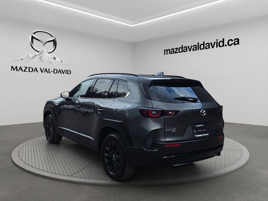 2025 Mazda CX-50 hybride GS-L e-AWD, toit panoramique, sièges avant chauffants, volant chauffant, Apple CarPlay/Android Grey