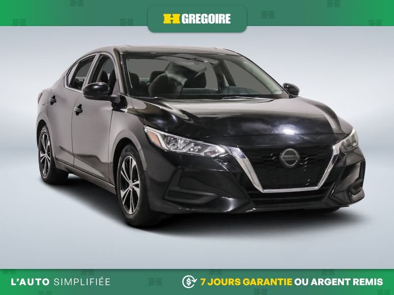 Nissan Sentra SV AUTO A/C TOIT MAGS CAM RECUL BLEUTOOTH 2021 Noir