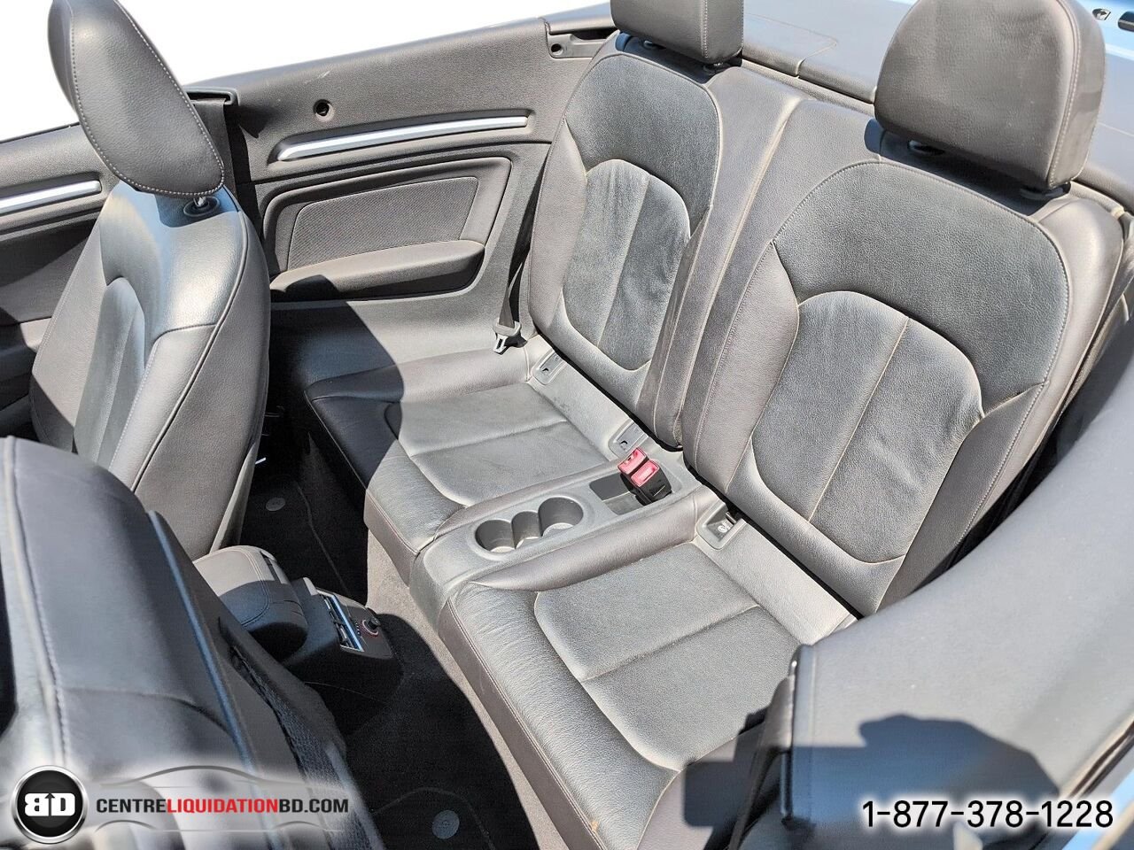2015 Audi A3 2.0T Progressiv TSI QUATTRO CONVERTIBLE | BD0240 Black Granby - photo #11