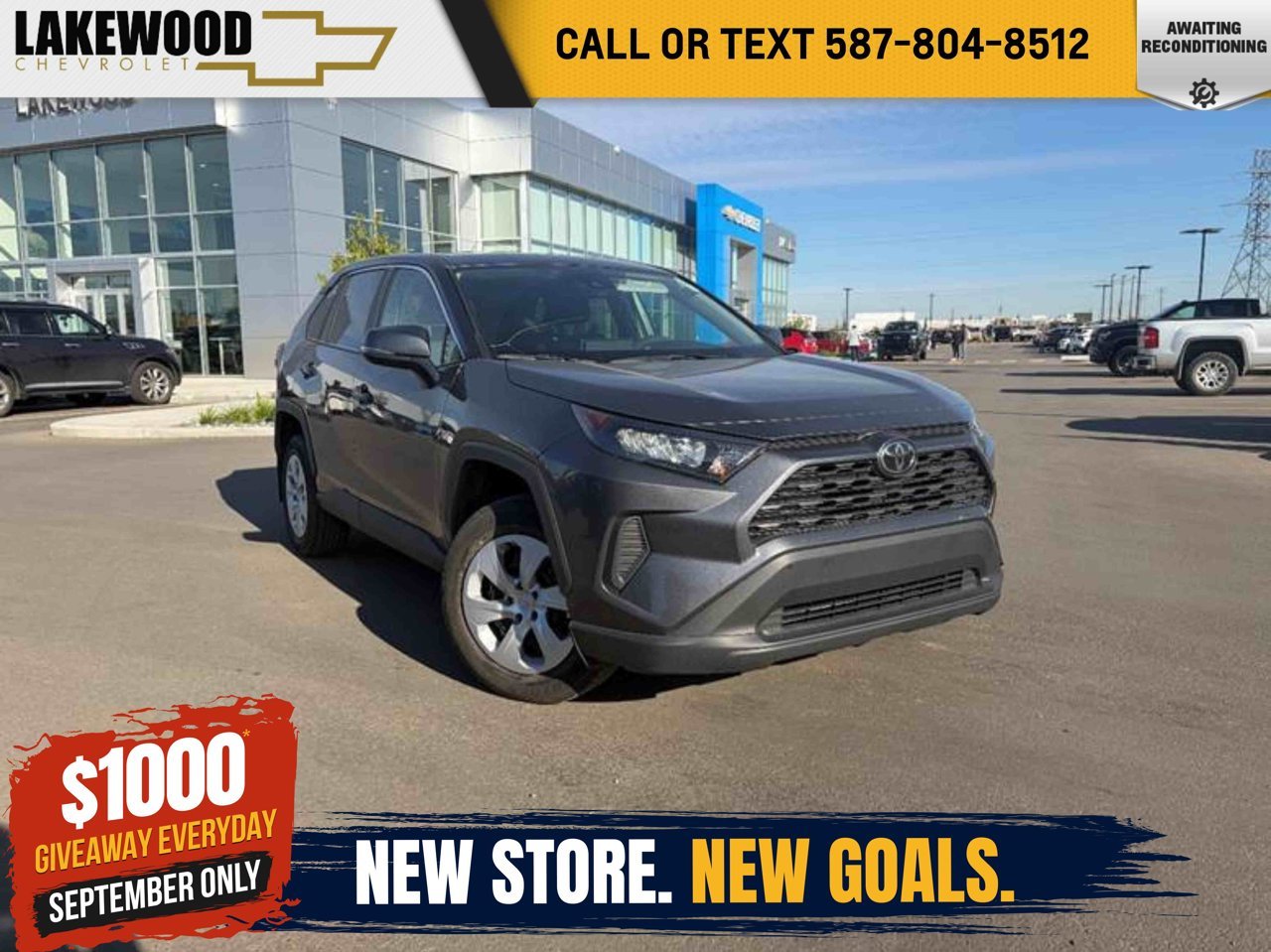 2025 Toyota RAV4 LE AWD Black Sherwood Park - photo #0