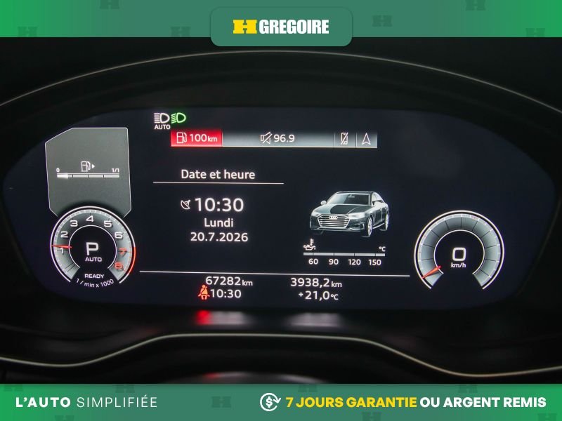 Audi A4 821306 | PROGRESSIVE AWD AUTO A/C CUIR TOIT NAV MAGS 2021 Noir Laval - photo #10