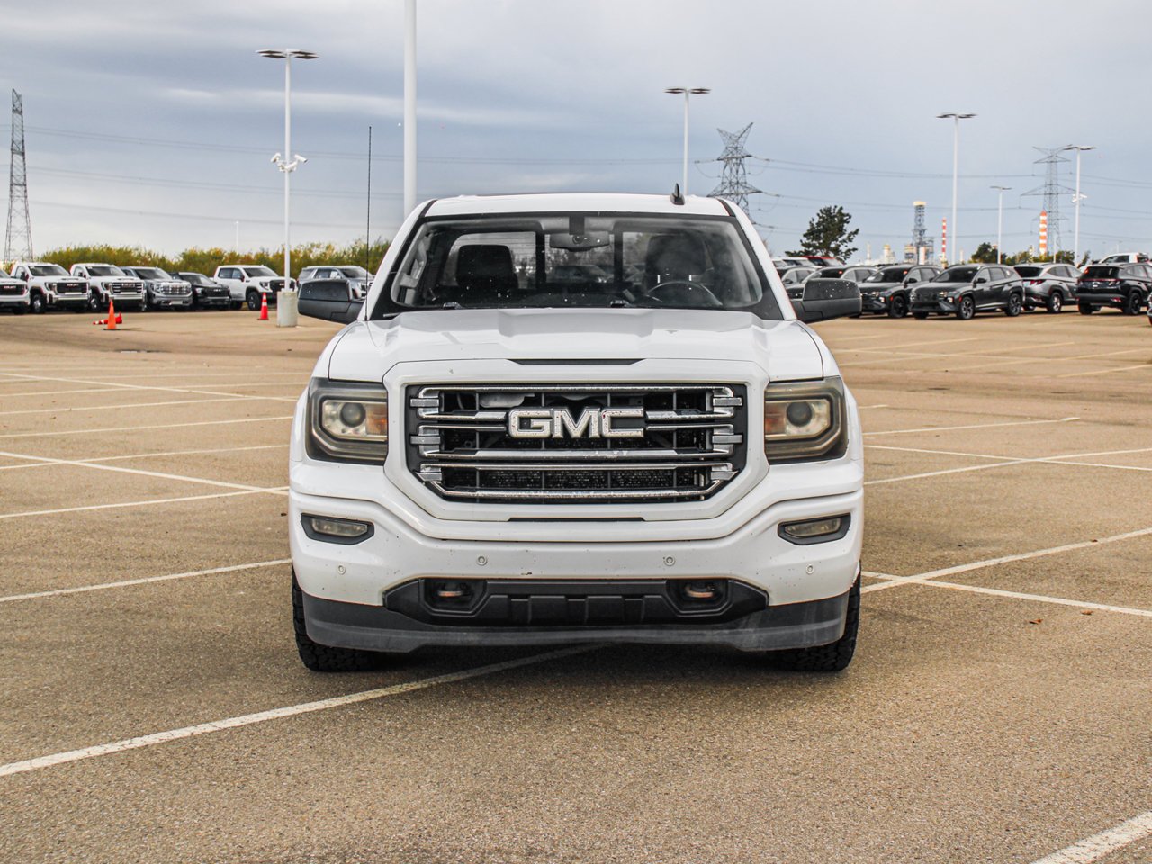 2016 GMC Sierra 1500 4WD Crew Cab 143.5 SLT White Sherwood Park - photo #2