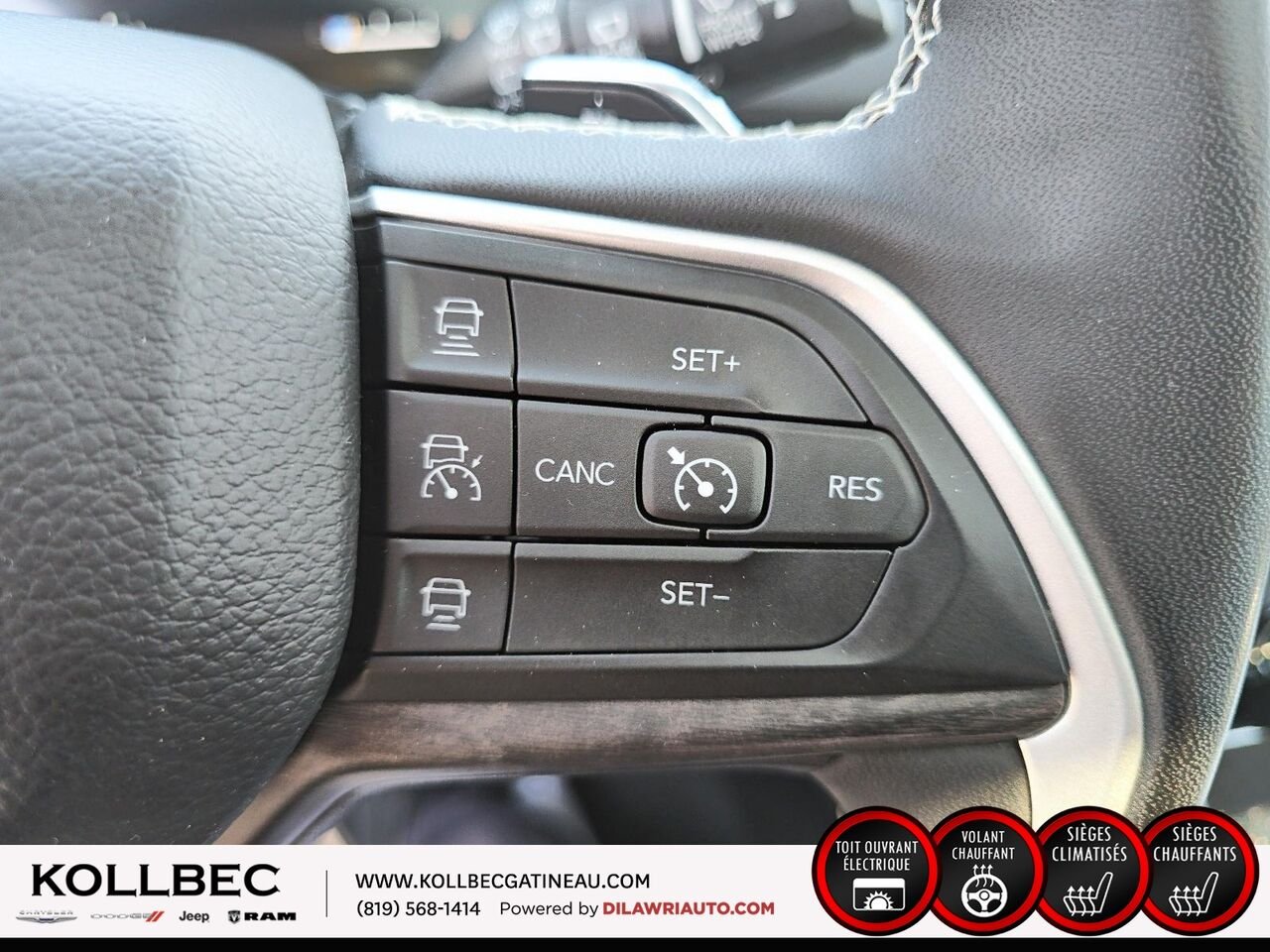 2023 JEEP GRAND CHEROKEE 26561 | Limited 4x4 Black Gatineau - photo #8