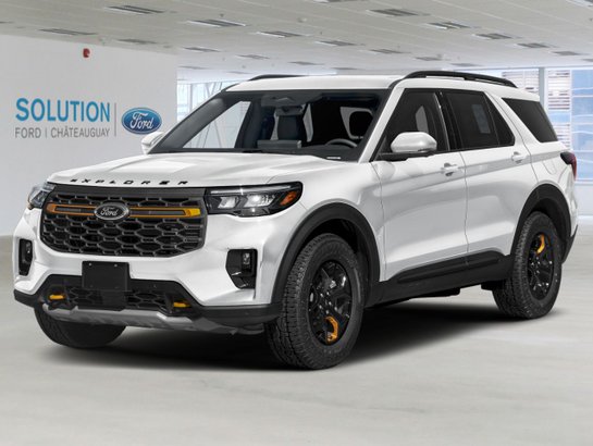 2026 Ford Explorer Space White Metallic